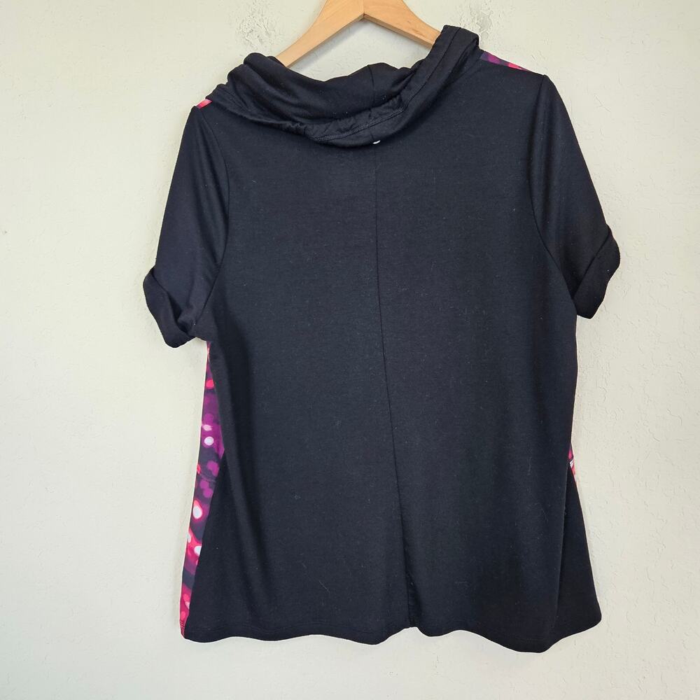 Lane Bryant Livi Active Graphic Short Sleeve Sweatshirt Top Plus 14 16 Workout - Picture 3 of 8